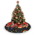 thumbnail image 4 of Christmas Tree Skirt, Cartoon Pride Lgbt Christmas Tree Decorations Indoor, Tree Skirts Mat With Tassel Trim for Halloween New Year Holiday Christmas Party Decor 30 Inches, 4 of 7