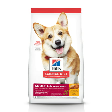 Hill's Science Diet Adult Small Bites Chicken & Barley Recipe Dry Dog Food, 35 lb (Best Diet Food For Dinner In India)