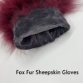 thumbnail image 3 of Minnieouse 1 par de guantes de invierno, guantes de calentamiento elásticos portátiles a prueba de viento, decoración de plumas, accesorio de moda guantes y mitones Tipo 16 Minnieouse AP013119-16, 3 of 6