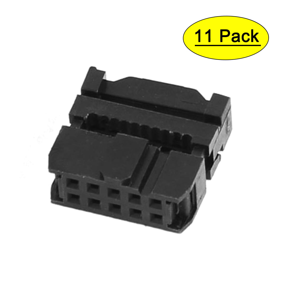 8Pcs Black 2.54mm Pitch 2x7 Pin 14 Pin Male Straight Ejector Header Connector 
