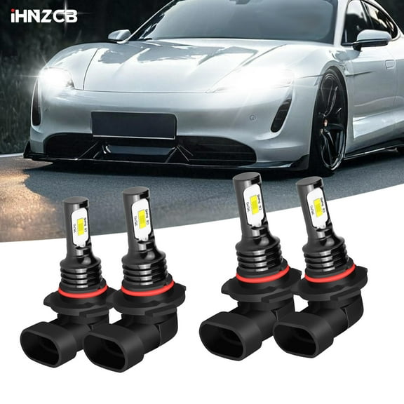 IHNZCB  9005 9006 Led Headlights High Low Beam Bulb Super Bright 6000K White