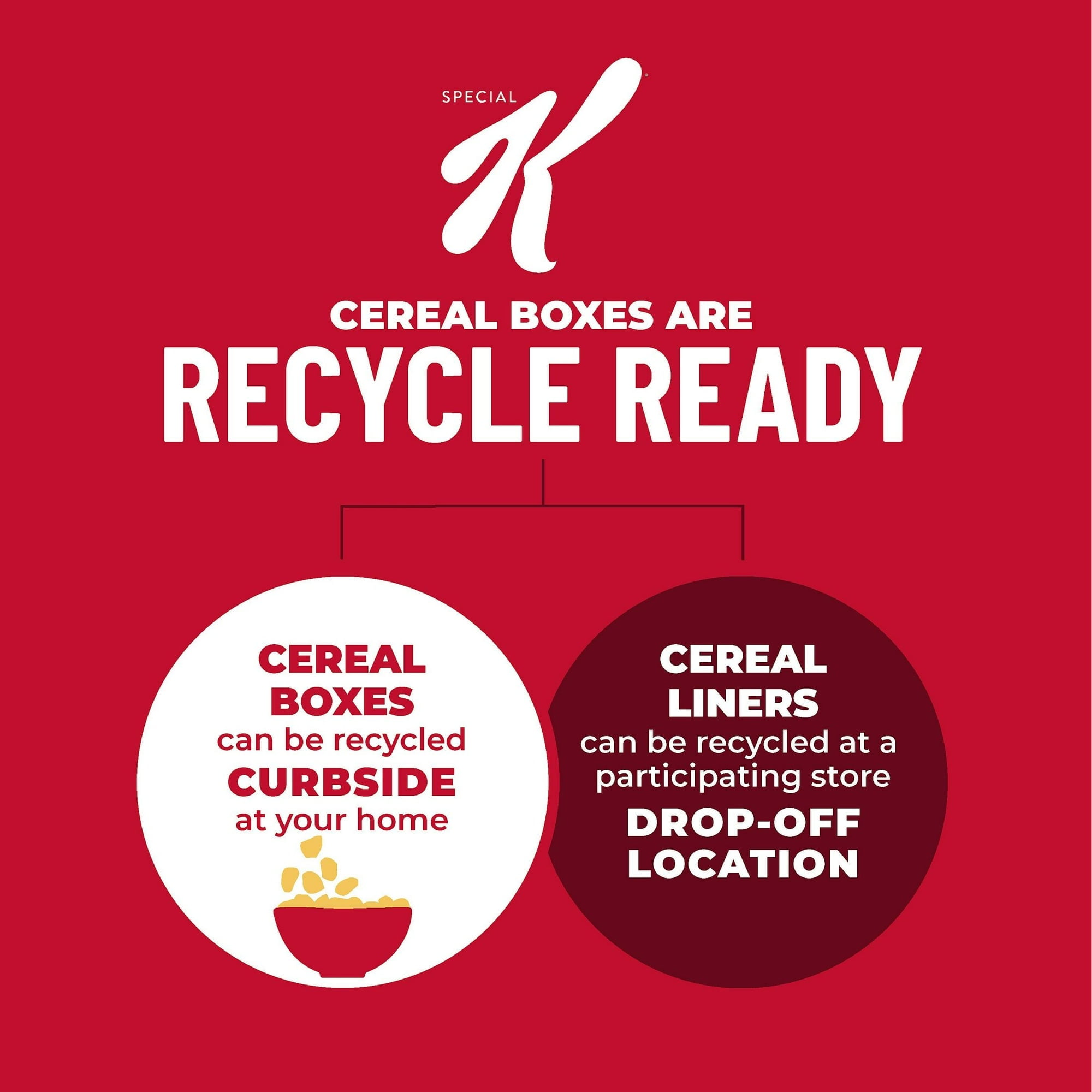 Kellogg's Special K Breakfast Cereal, Fiber Cereal, Family Breakfast, Family Size, Red Berries, 15.6oz Box (Pack of 2)