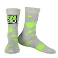thumbnail image 3 of Ben 10 Socks Goop and Omnitrix Designs Adult Mid-Calf Crew Socks 2 Pairs, 3 of 6