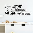 thumbnail image 2 of Adhesivos de pared «To Go to Sleep I Count Dinosaurs Kids», 25 x 60 cm, 2 of 4