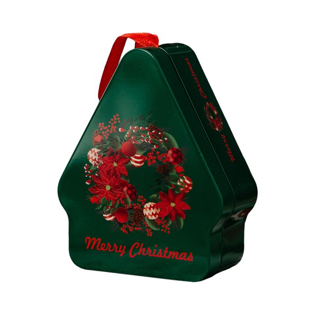 Heiheiup Christmas Box Decorations Polygonal Cartoon Printing Box Christmas Children Handheld Gift Box