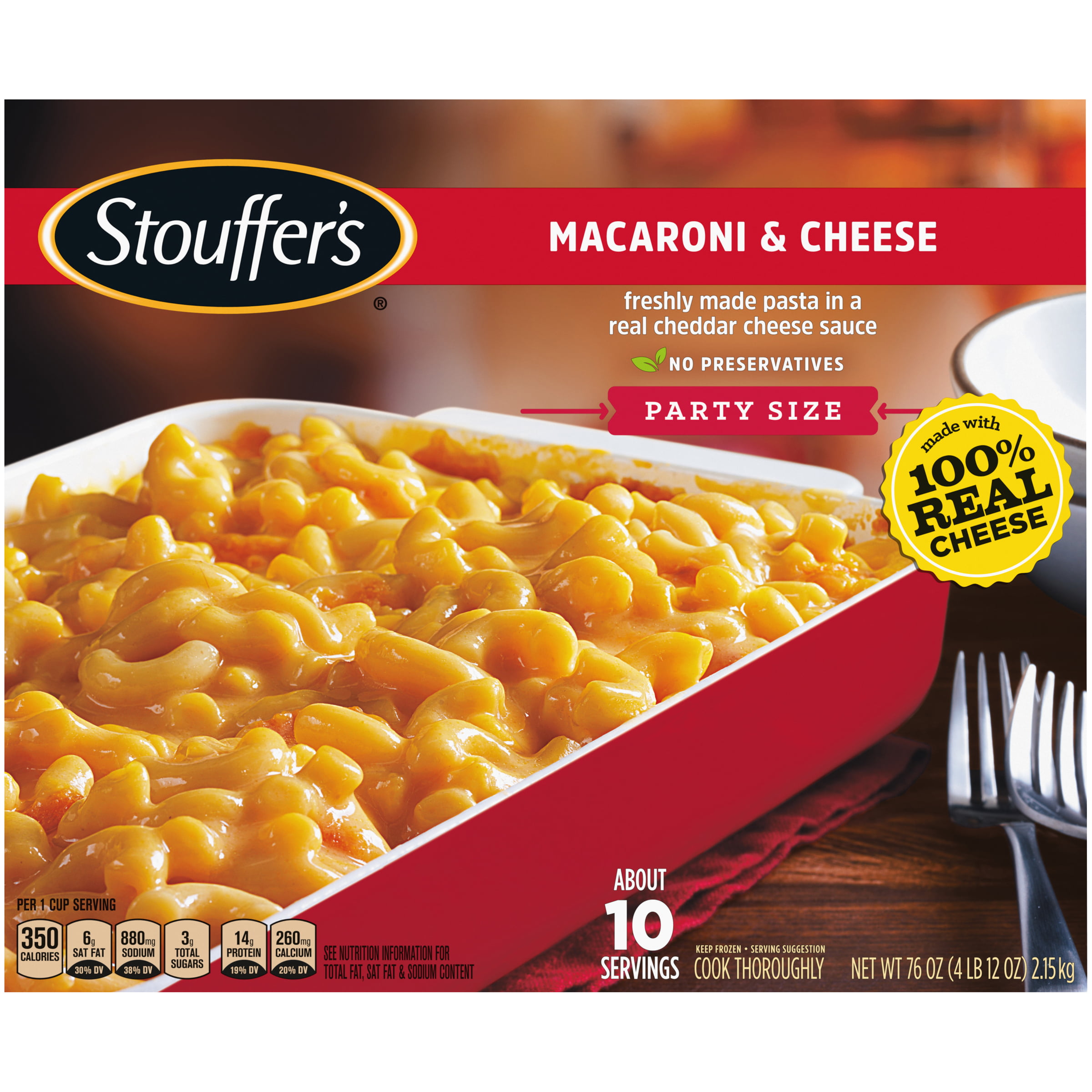 STOUFFER’S Party Size Macaroni & Cheese - Walmart.com - Walmart.com