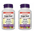 thumbnail image 1 of Webber Naturals Extra Strength Grape Seed 100:1 Extract 100 mg Capsules - 90-count, 2-pack | Antioxidant Support, 1 of 1