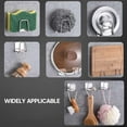thumbnail image 5 of TFYZYY 6pc Stainless Steel Sponge Rack - Kitchen Sink Organizer, Draining Holder, Rust-Proof Storage for Sponges, Rags, Brushes - Space Saving Solution, 5 of 7