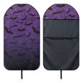 thumbnail image 6 of POLERO Purple Bat Spider Web Print Car Seat Towel Cover Towel Seat Cover, Suitable for Van Truck Seat Bucket Seat, Terry Cloth Car Seat Cover for Cars Vans, 6 of 7