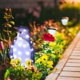 thumbnail image 4 of Xihbxyly Adornos de Pingüinos Iluminados, Diseño Acrílico Brillante, Luces Led a Pilas, Decoración Festiva para Exteriores, Decoración de Jardín Invernal, Fiesta Navideña, Juego de 3, Tamaño 35 Cm, 4 of 7