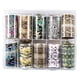 thumbnail image 2 of Pegatinas para uñas para decoración de uñas, pegatinas para uñas para mujeres, pegatinas para uñas DIY, pegatinas decorativas de serpiente, flores, papel de transferencia de estrellas para uñas, pegat, 2 of 3
