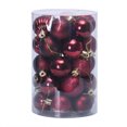 thumbnail image 1 of 34 piezas de adornos de bolas de Navidad irrompibles de 4 cm para decoración de fiesta de cumpleaños de boda de árbol de Navidad, 1 of 5