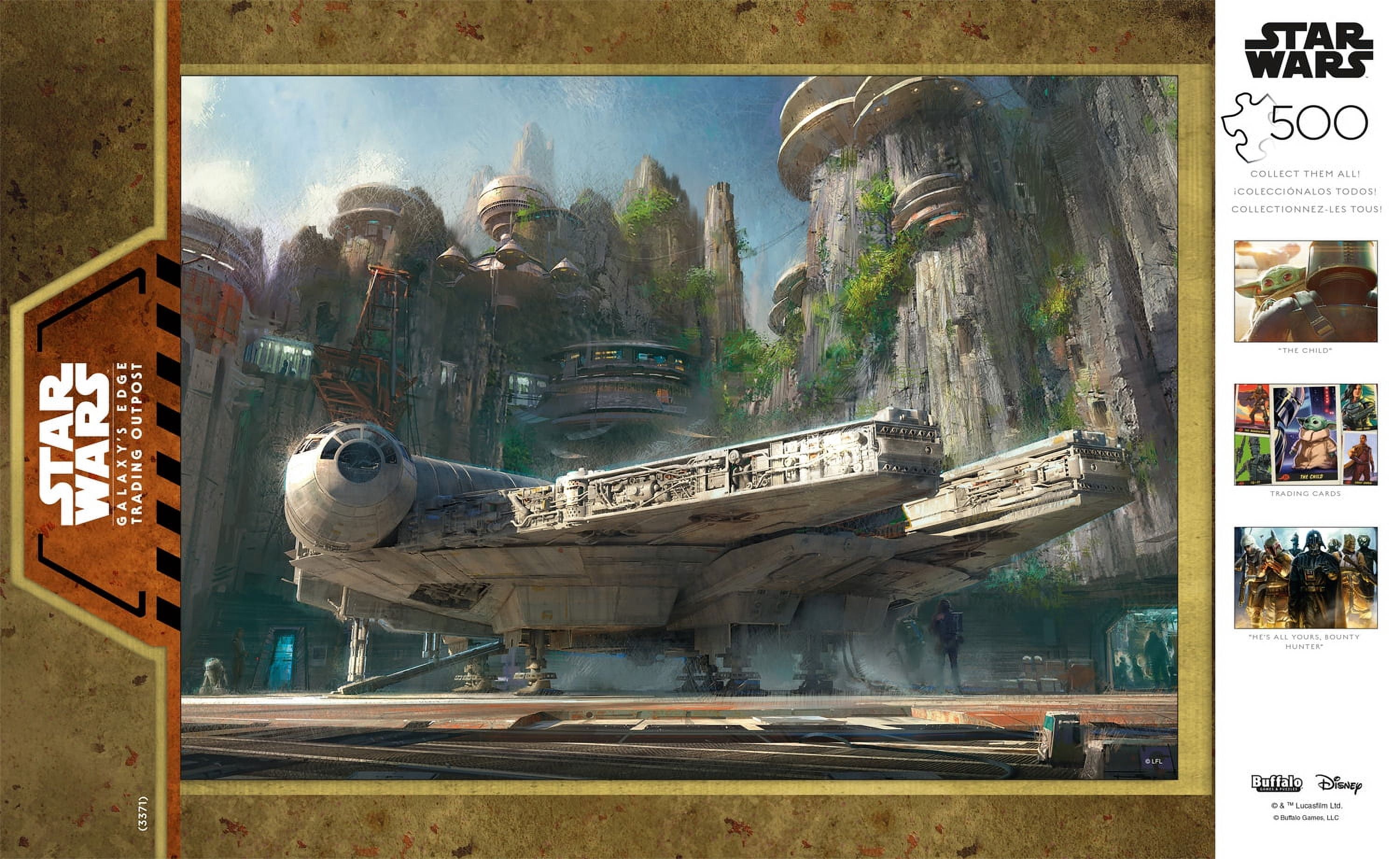 Buffalo Games 500-Piece Star Wars Galaxy's Edge Trading Post Jigsaw Puzzle
