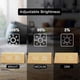 thumbnail image 3 of Wooden LED Digital Alarm Clock with 3 Alarms and Temperature Display (Brown), 3 of 5