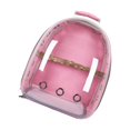 thumbnail image 4 of Baohd Bird Carrier Cage Shoulder Bag Pet Parrot Travel Clear Backpack Pink, 4 of 7