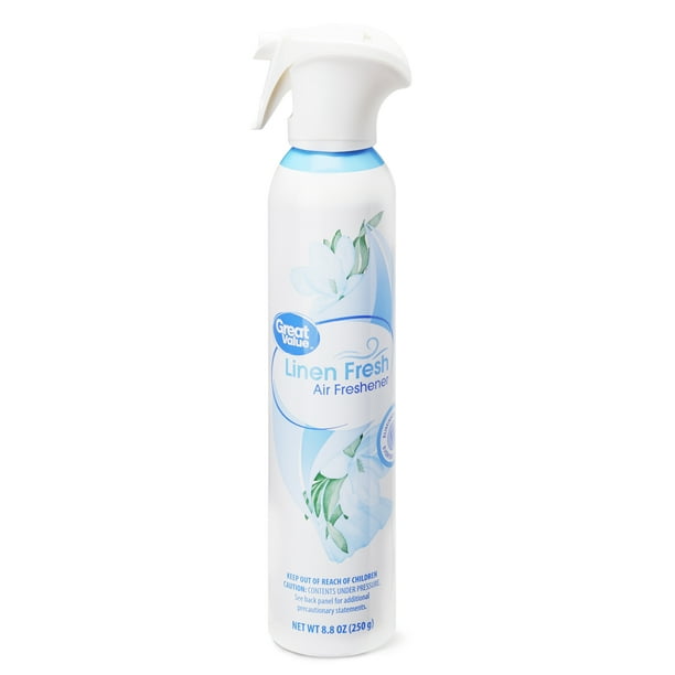 Great Value Linen Fresh Aerosol Room Air Freshener Spray, 8.8 Oz