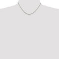 thumbnail image 2 of Auriga Fine Jewelry 925 Sterling Silver Rhodium-plated 1.5 mm Round Box Chain Necklace for Women 16", 2 of 6
