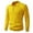Yellow, variant on Mens Big and Tall Shirts Cable Knit Long Sleeve Solid Yellow Polos Knitted Men's Pullover Collared Sweater M