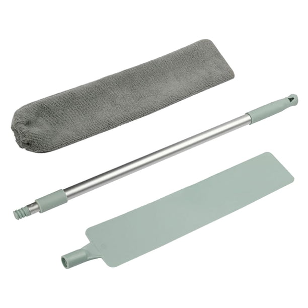 Matsuzay Removedor de polvo Reemplazo portátil Telescópico Estirable Ajustable Desmontable Lavable Mango de PP Cepillo de gabinete EVA Suministros de limpieza para el hogar Tipo 1