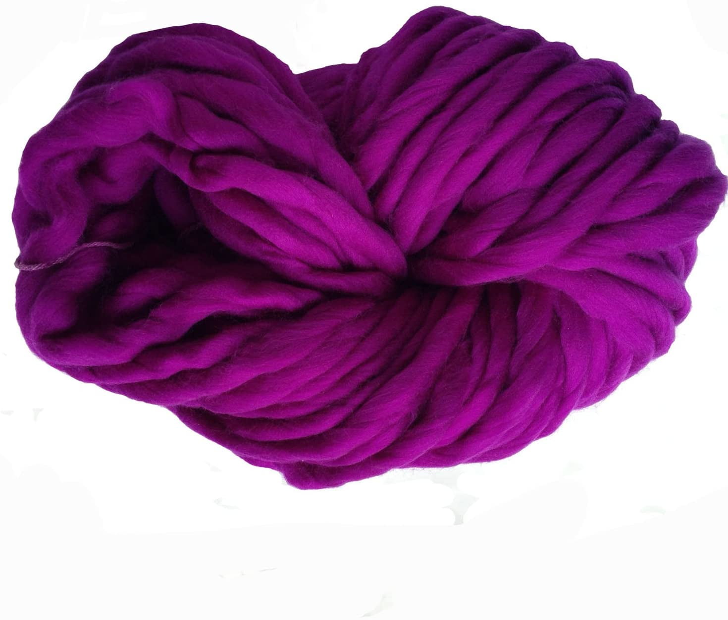 Super Chunky Wool Yarn Bulky Arm Knitting Wool Roving Crocheting Yarn for Chunky Braided Knot