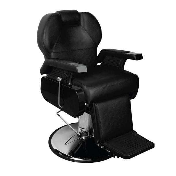 Sillon Barbero Big Room silla Reclinable Estetica Uso Rudo 200 kilos negro