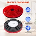 thumbnail image 6 of 2 Pack Upgraded Replacement Pads for Shark Steam Mop - Advanced Scrubbing Brush Heads with Microfiber Surface | Deep Cleans Grout & Removes Stubborn Stains | Fits S7000/S8201/S8001/S7201 Models, 6 of 9