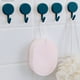 thumbnail image 5 of Fiudx Ganchos de Pared Adhesivos, Instalación Sin Daños, Adhesivo Fuerte, Rotación de 360°, Multiusos para Toallas, Utensilios, Baño y Cocina, Paquete de 5, Fácil de Quitar, 6 X 4 Cm, 5 of 6