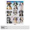 thumbnail image 4 of Orinice  Dogs Sherpa Blanket Cute Puppies Throw Blanket Super Soft Fuzzy Blanket Thick Warm Fleece Blankets for Couch Bed 60x80in, 4 of 6