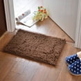 thumbnail image 5 of PULLIMORE Soft Microfiber Shaggy Non-Slip Bathroom Shower Rugs Carpet Machine-Washable Water Absorbent Bath Mat "Brown", 5 of 10