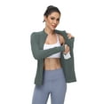 thumbnail image 3 of TRYSIL Women's Athletic Jackets Sun Protection Lightweight Full-Zip Long Sleeve Outdoor Running UPF 50+ Sun Workout Shirts,Size(XS-4XL), 3 of 8