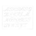 thumbnail image 3 of MakerAid® 1-1/4" Cursive Alphabet Easy Trace Reusable Pattern, 3 of 3