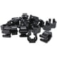 thumbnail image 3 of Soporte de Clip de localización para taco de billar, soporte para caña de pescar, Clips para soportes para tacos de billar, estante de almacenamiento para caña de pescar, negro, 12 Uds. Ormromra CZYD-HY176, 3 of 7