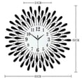 thumbnail image 5 of Diamond decoration wall clock, electronic quartz clock, modern clock, 5 of 5