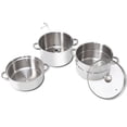 thumbnail image 6 of Ginatex 11-Quart Steam Juicer, Pasta Pot w/Tempered Glass Lid, Easy to Use Stainless Steel Steamer Pot for Cooking, 6 of 6