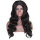 thumbnail image 2 of Pelucas de estilo europeo y americano, cabello largo y rizado de ondas grandes y negras, tocado de fibra química, peluca de ondas grandes, 2 of 5