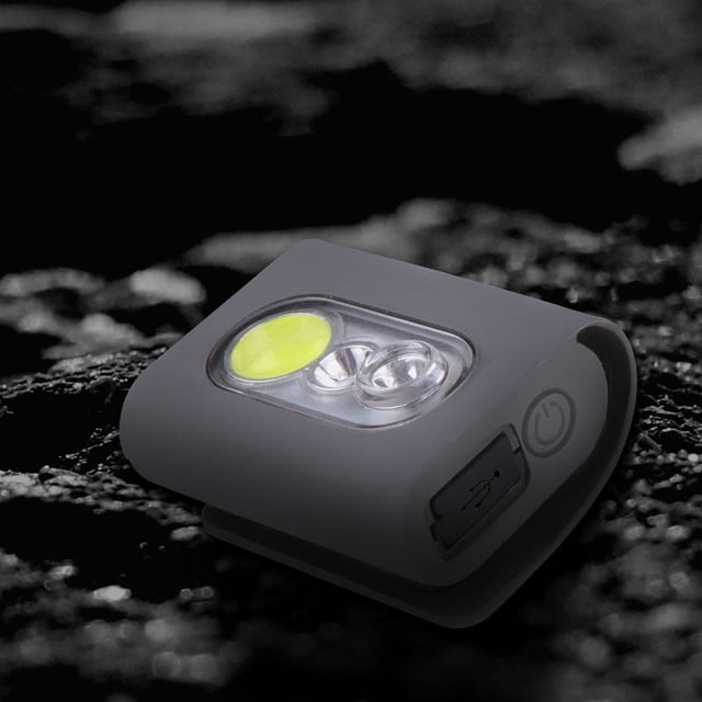 Luz LED de seguridad para correr con clip, 2000 lúmenes, con clip magnético potente, recargable por USB, ideal para chalecos reflectantes.