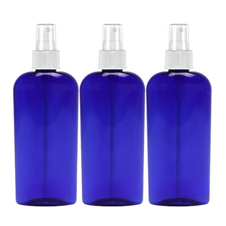 - MoYo Natural Labs 8 Oz Large Mist Spray Bottle Refillable Reusable Empty 8 oz Fine Mist Bottle 3 Pack Cobalt Blue Oval 8 OZ (Pack of 3)