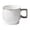 C, variant on European Style Silver Ceramic Mug Set - Elegant Coffee and Water Cups for Home and Office Use