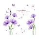 thumbnail image 2 of Decoraciones para El Hogar XWSHYW Pegaso En Pared y Flores Moradas En Inglés, 2 of 6