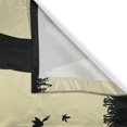 thumbnail image 3 of Ambesonne Autumn Kitchen Curtains, Tree with Falling Leaves, 55"x39", Mustard Black, 3 of 3