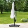 thumbnail image 3 of Harrier Overhanging Cantilever Parasol – Adjustable, Weather-Resistant 3m Outdoor Patio Umbrella | Optional LED Solar Lights & Bases [5 Colors], 3 of 6