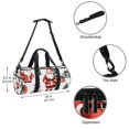 thumbnail image 5 of Christmas 17.7" Sports Bag with Interior Zipper Pocket for Carry on, Weekender, Yoga, and Sports Essentials, 5 of 6
