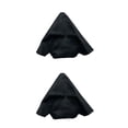 thumbnail image 3 of Transemion Car Shift Lever Collar PU Leather Interior Shifter Cover Automobile Manual Knob Stick Protector Modification Riding Black Line 2Set, 3 of 6