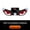 RED, variant on For Audi A4 Blink Solar Car Lights Car Rear Window LED Screen Dynamic Suction Cup Multi-mode Window Warning Light