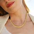 thumbnail image 5 of Ross-Simons Italian 18kt Yellow Gold Graduated Cuban-Link Necklace, Women's, Adult, 5 of 6