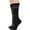 Black, variant on Wise Blend Womens Socks, Angora Wool Pattern Knee High Socks, 2 Pairs