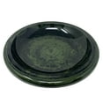 thumbnail image 4 of BIRDS and beyond 24" Hunter Green Fiber Clay Birdbath 19"D x 21"H Base, 4 of 11