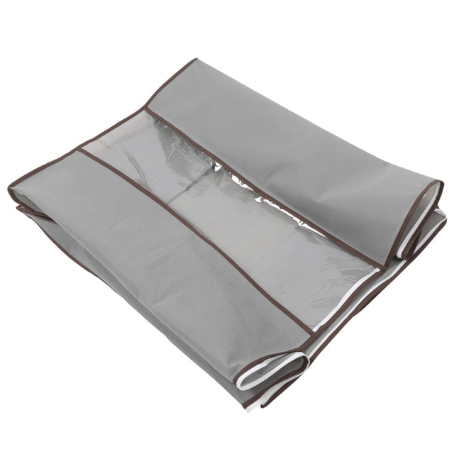 FONWILYO Blankets Storage Bag Grey for Home and Dormitory Use with Reinforced Handles and Spacious Design