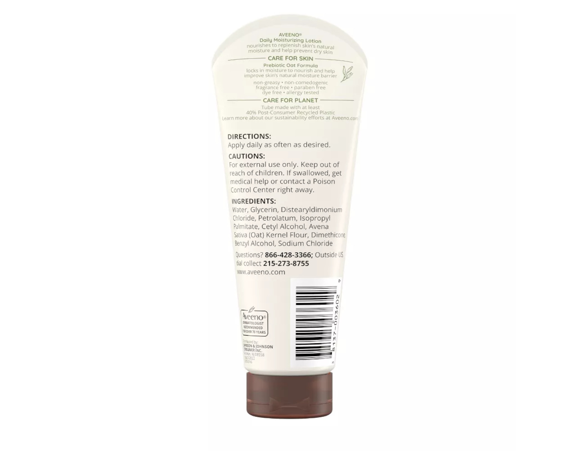AVEENO Active Naturals Daily Moisturizing Lotion 2.50 oz (Pack of 4) - image 5 of 8