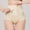 Beige, variant on Women's High Waist Panties Women'S Liquid Breasted Compression Pants With High Waist Breathability Hip Lifting And Shaping Body Shaping Underwear As The Base, Women's Panties L